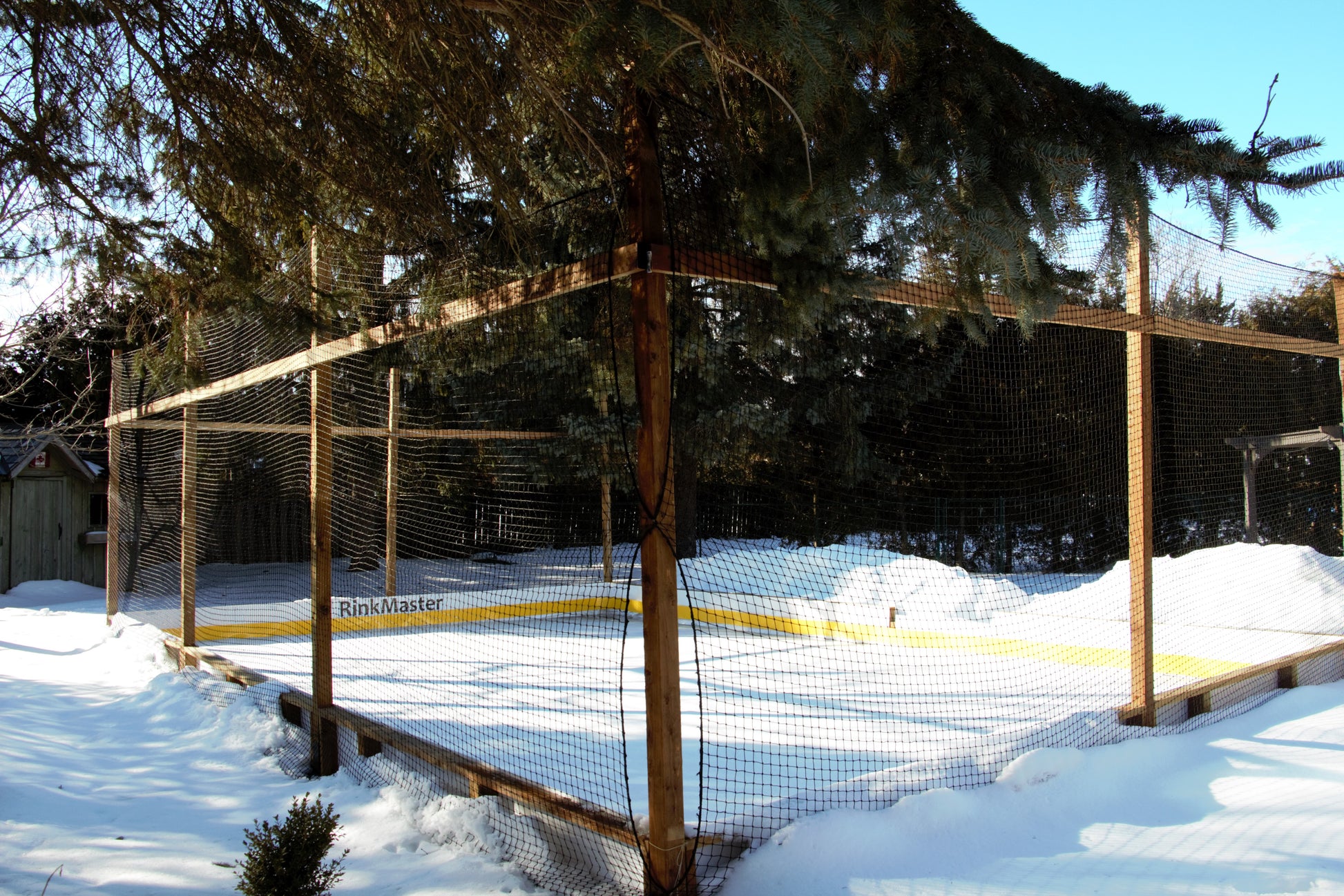 RinkMaster Protective Backstop Sports Netting - for Backyard